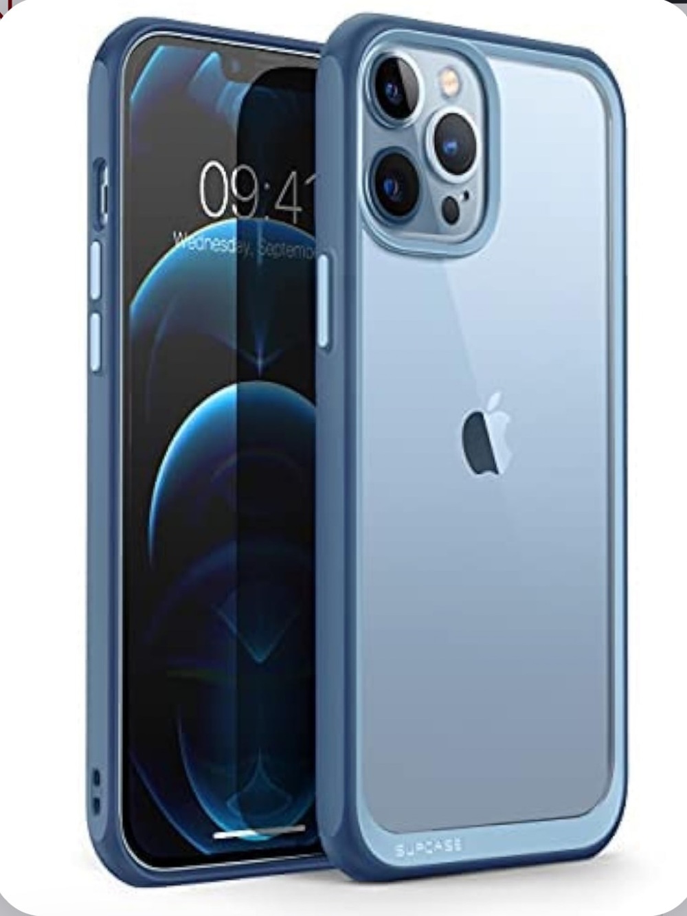 iPhone 13 Pro 6.1” Protective Case with MagSafe - Transparent BLUE